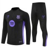 FC Barcelona Trainings Sweatshirt Quarter-Zip 2025-26 Svart